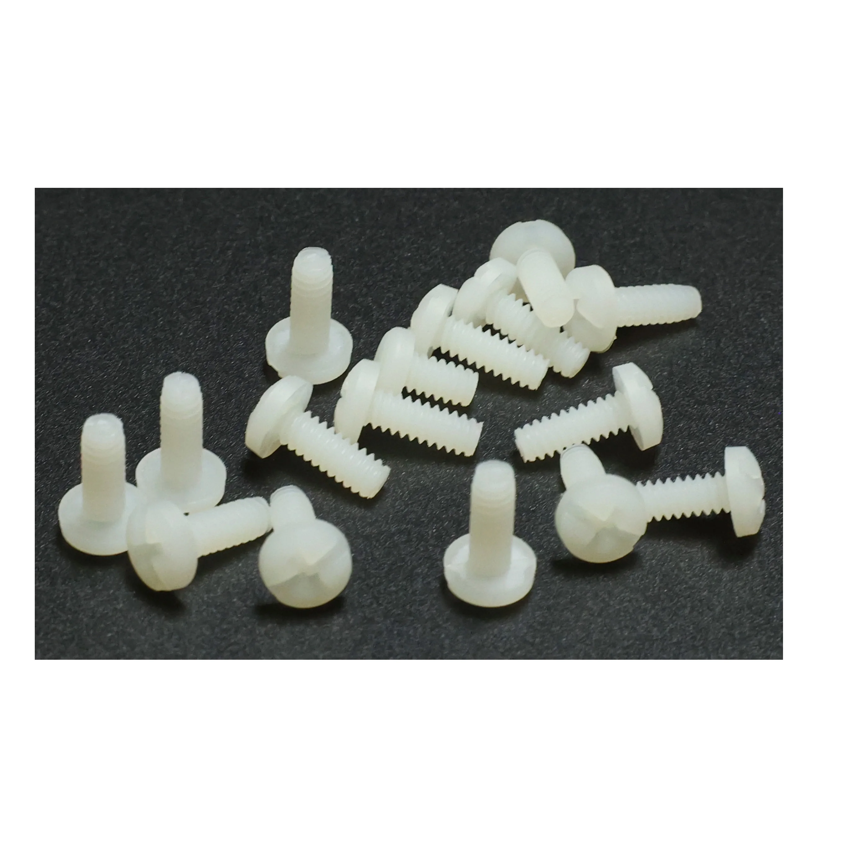 Nylon Combo Binder Machine Screw-Thread Size 6-32 Thread Length 9.5mm 0.375 Inch