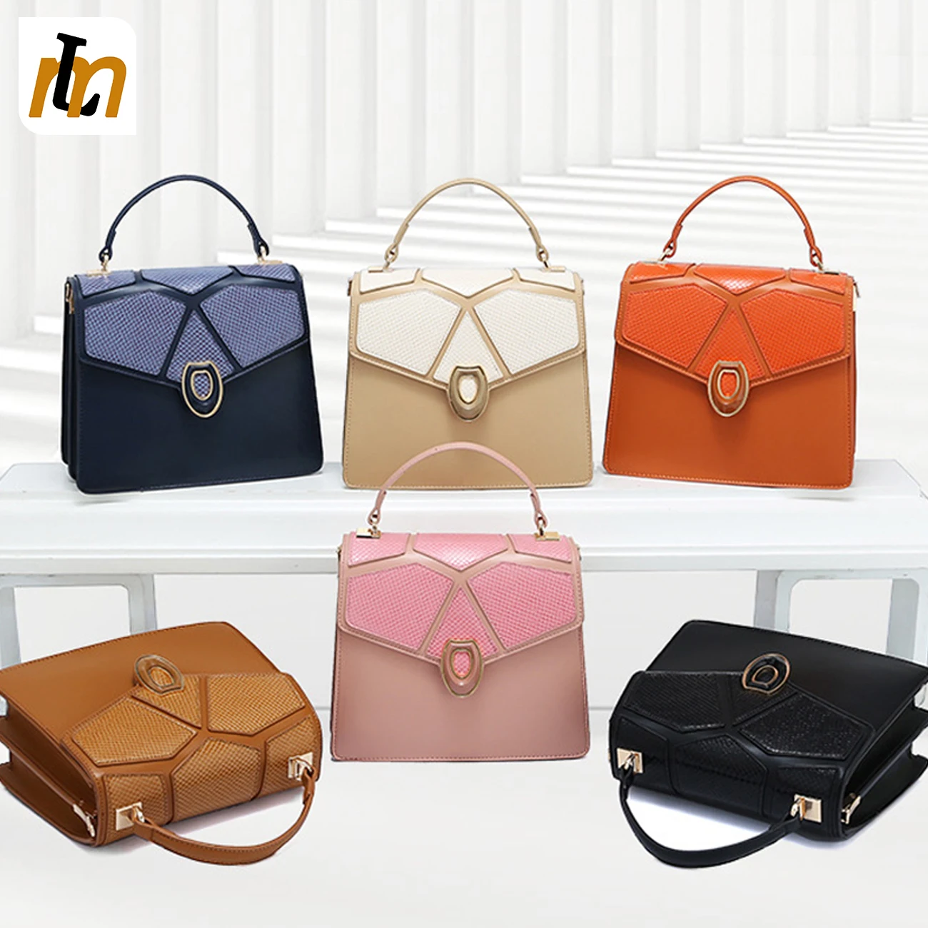 wholesale designer handbags high quality purses for women patchwork stitching leather hand bags ladies luxury