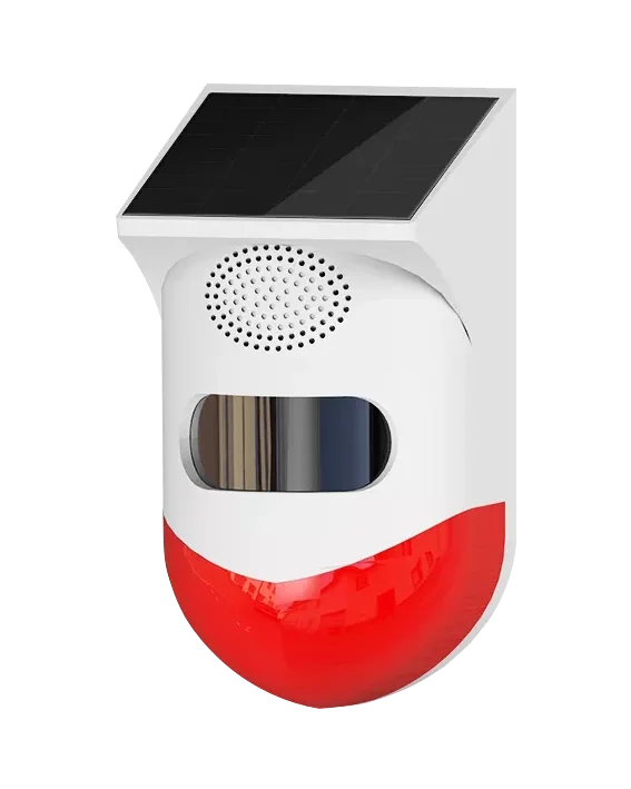 Беспроводная система сигнализации Tuya smart life, встроенная батарея большой емкости, уличная инфракрасная сигнализация на солнечной батарее