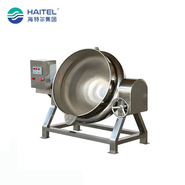 Electric oil sugar high boiler hard candy cooker syrup cooking pot for food factories