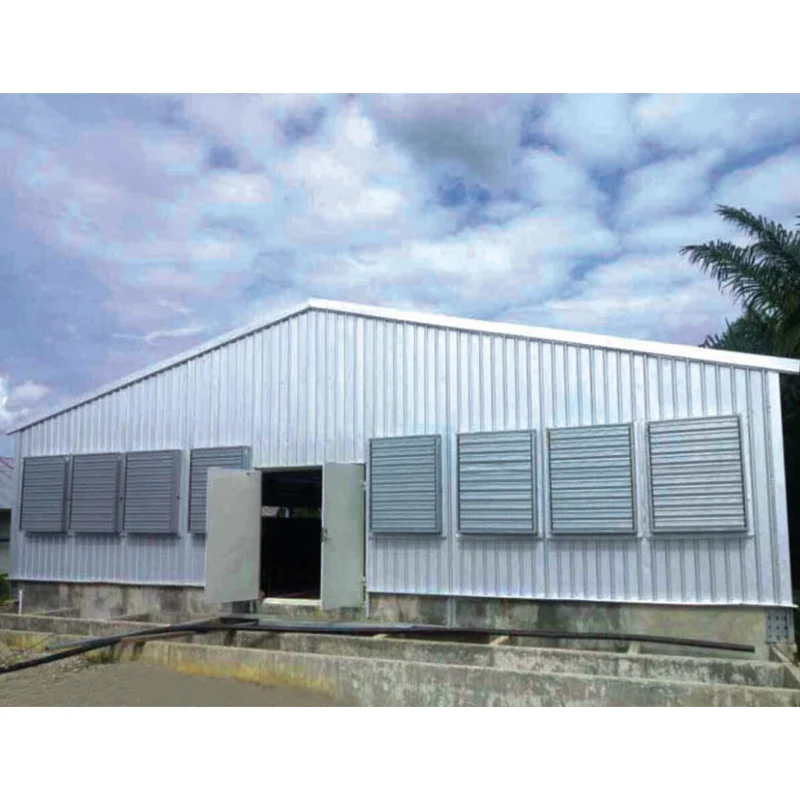 27 лет опыта в стальной конструкции производство птицефабрик система контроля температуры всего