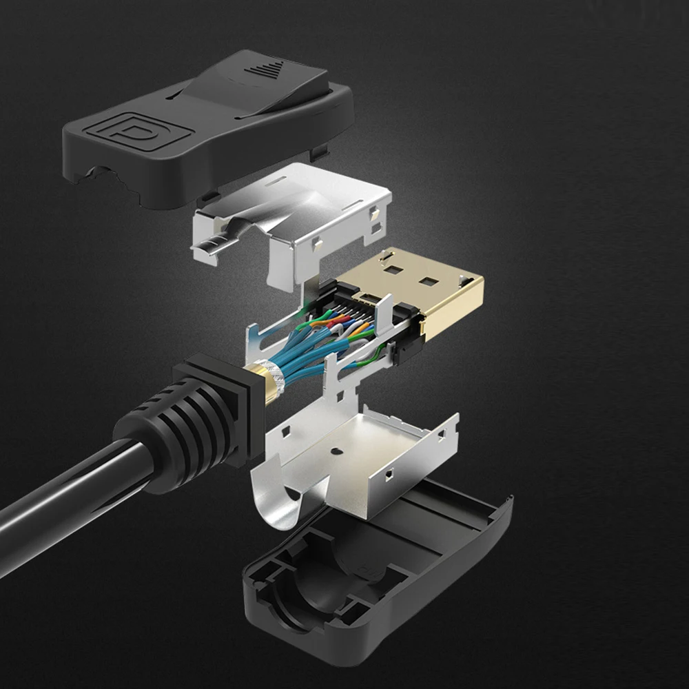 DP to DP Cable 20 Pin DisplayPort 1.4 MALE-MALE 8K Hd Audio Video Cable ODM OEM Customized Display Port CABEL