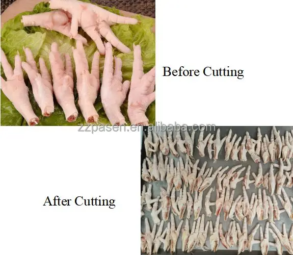 poultry slaughter chicken duck claw paw feet cutting machine price