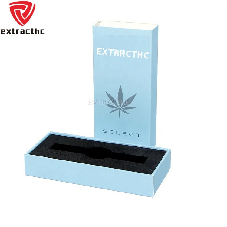 Custom printed rigid paper box for vape tank cartridge Child protective packaging