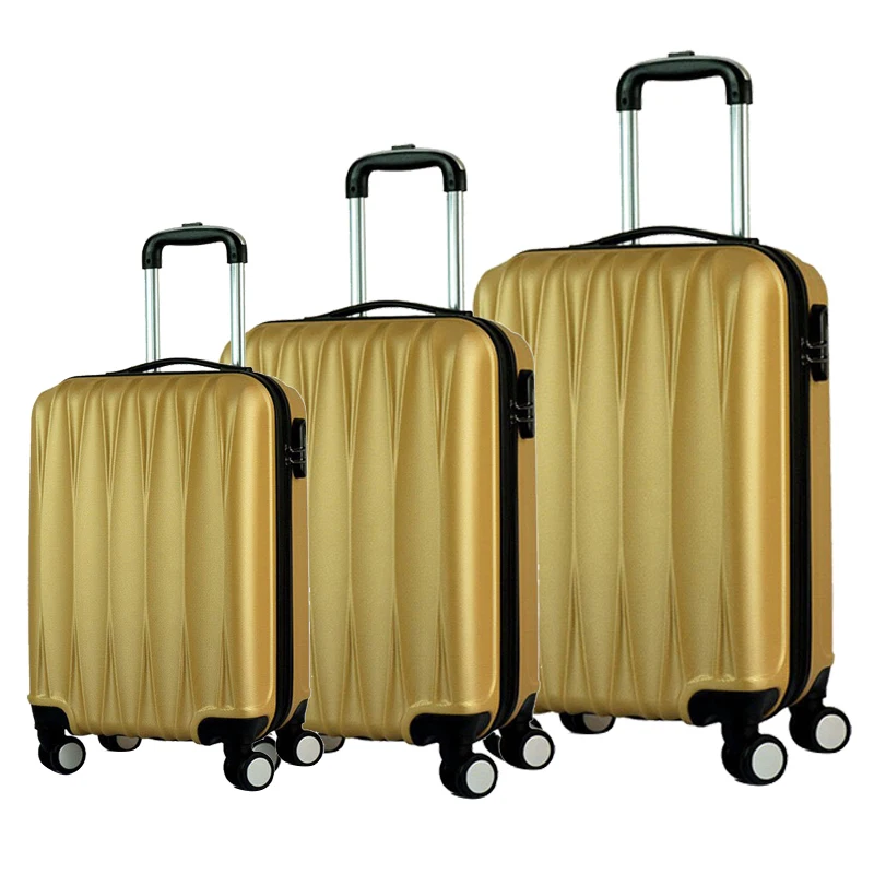 2024 Manufacturer 3 Pcs Luxury Suite Case Travel Luggage Bags Trolley Suitcase Sets for Travelling