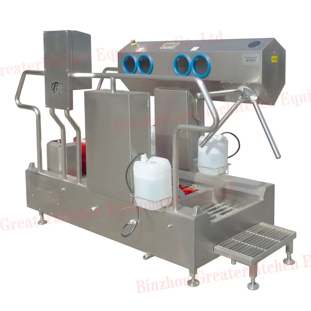 Automatic hand cleaning station disinfection hygiene station boot washing machine shoe