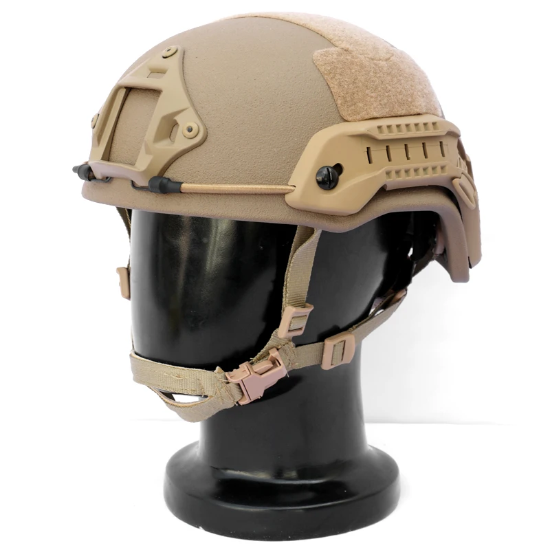 Cheap Tactical Equipment FAST Combat Helmet Aramid Level 3A Sand Color Helmet