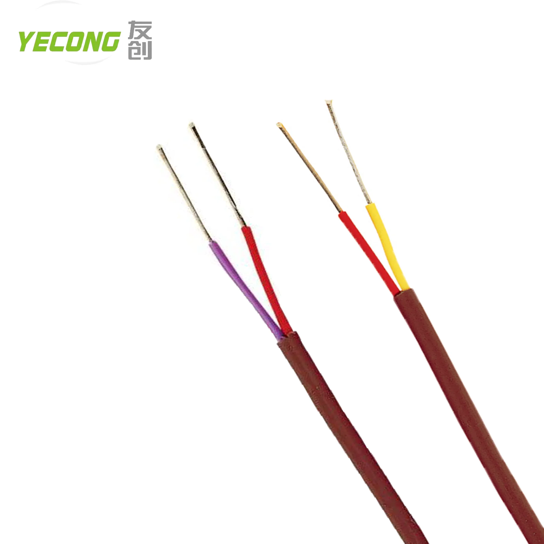 ptfe type k type thermocouple 1200c Thermocouple Wire thermocouple k type roll For Temperature Sensors