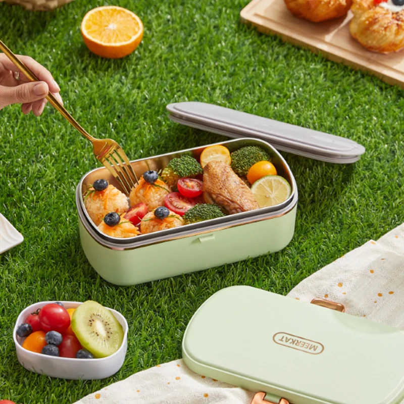 Оптовая продажа портативный Электрический Ланч-бокс из нержавеющей стали Новый Портативный с подогревом