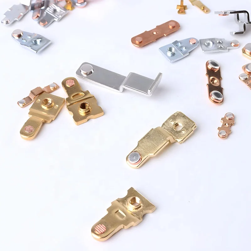 Agni, Agcdo,Ag,Agsno2 Contact Rivets  Silver Contacts  Silver Electrical Contact   For Thermal Overload Switch