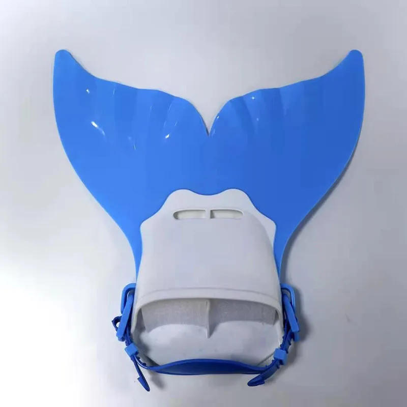 Free Diving Snorke Mermaid Monofin Swim Fin Comfortable Silicone Flippers Monofin Mermaid Tails for Swimming for Kids Girls Boys