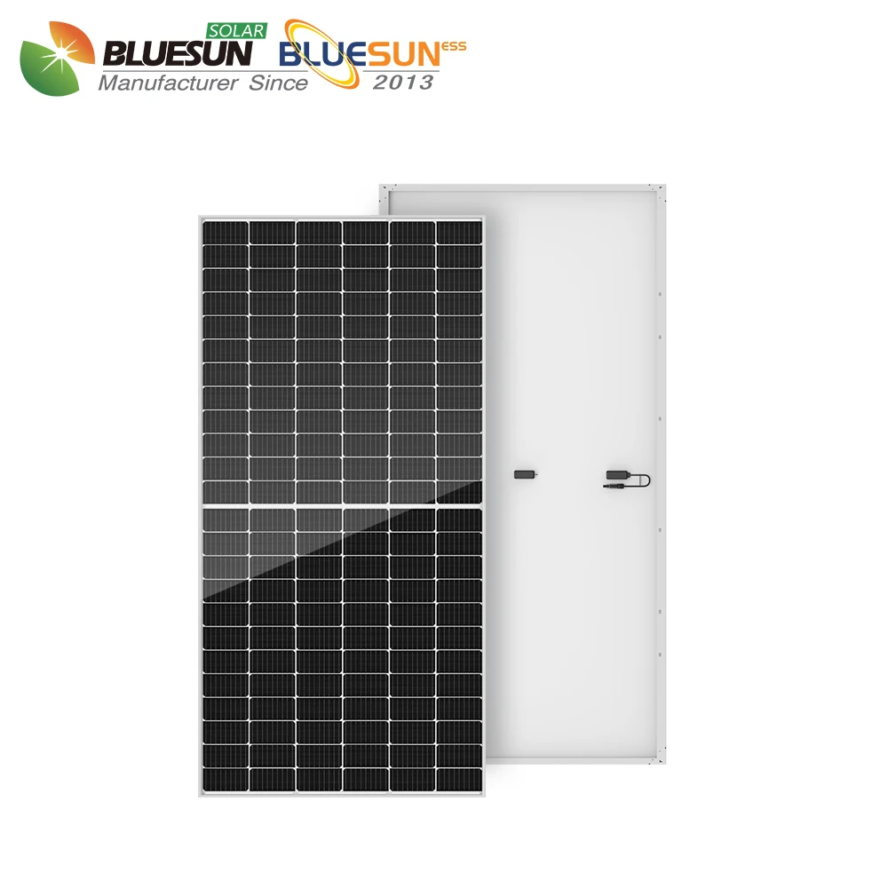 Bluesun solar panels eu 550w 560w 570w 580w 590w 600w solar panel 182mm half cut mono CE TUV certified solar pv panels