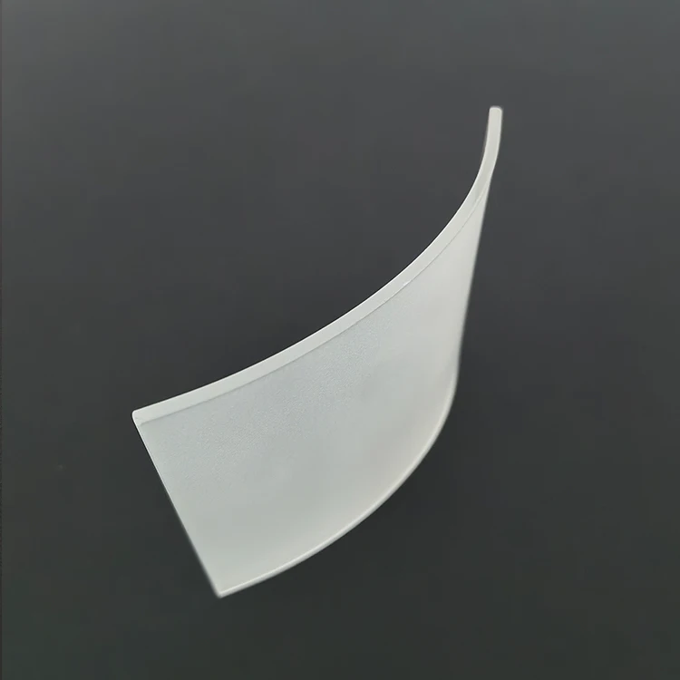 high temperature borosilicate glass curve cover glass