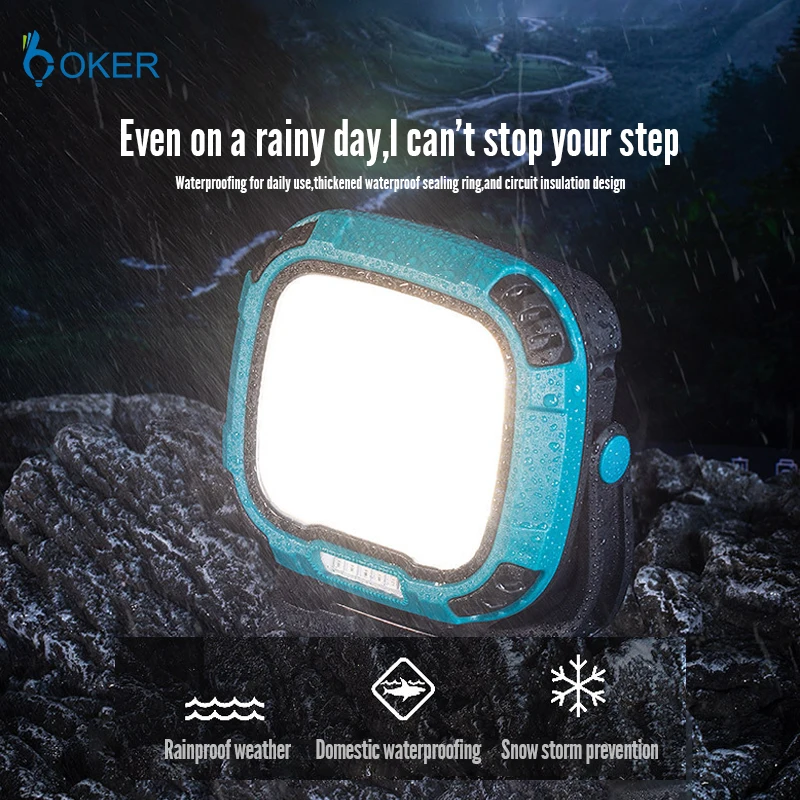 Portable Floodlight Magnet USB Rechargeable COB Led Lights Outdoor Camping Emergency Car Repairing Led Work Light