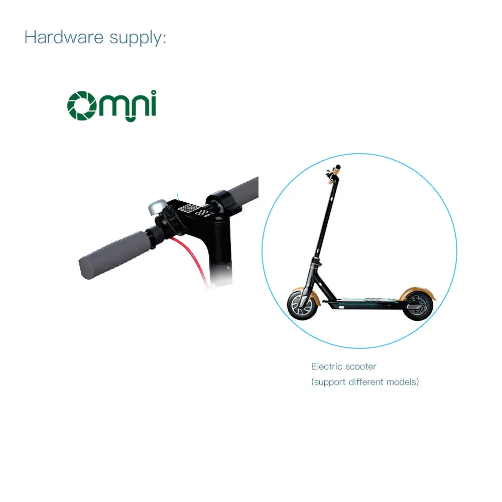 High quality gps tracking system for rental electric scooter iot device sharing system