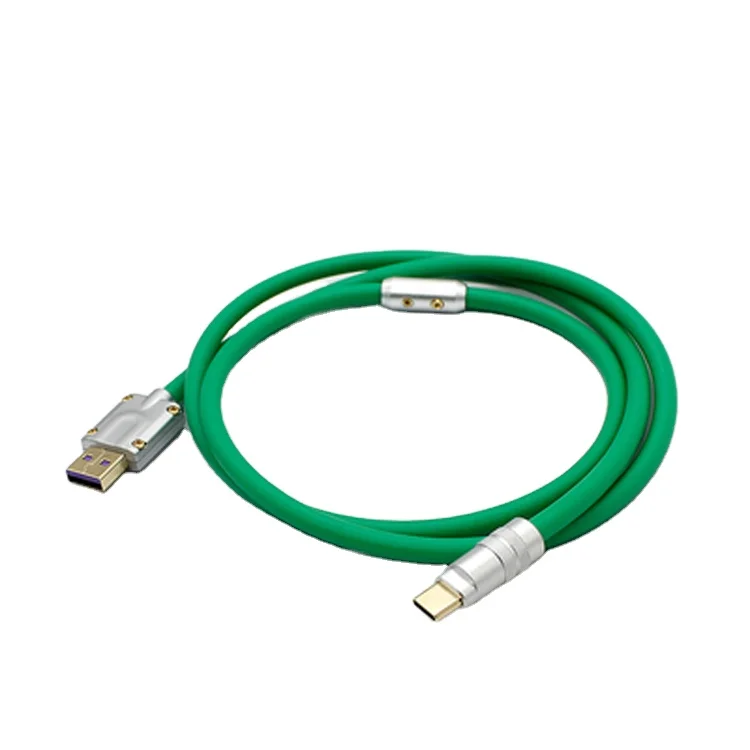 soft silicone  5A quick charging usb to type-c  huawei charger data cable for mobile Phone