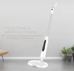 2022 new design 2200mAh rechargeable Lithium battery 85W floor cleaning and wax polishing 2 in 1 wireless dual spin mop