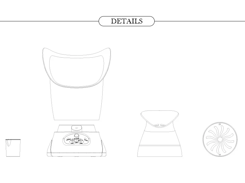 Cleansing Facial Spa equipment PTC Quick heating facial moisturizing skin care, CE ROHS compliant, noodle steamer