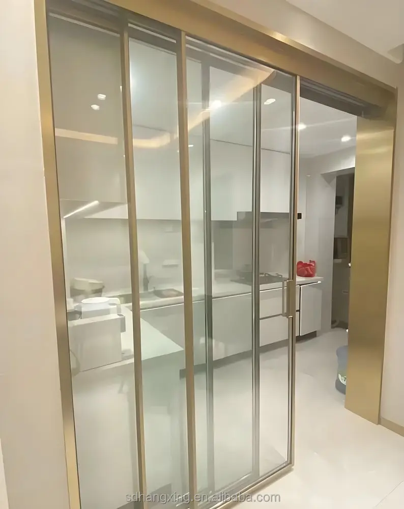 Modern design aluminum alloy sliding doors sliding doors  balcony quality assurance balcony