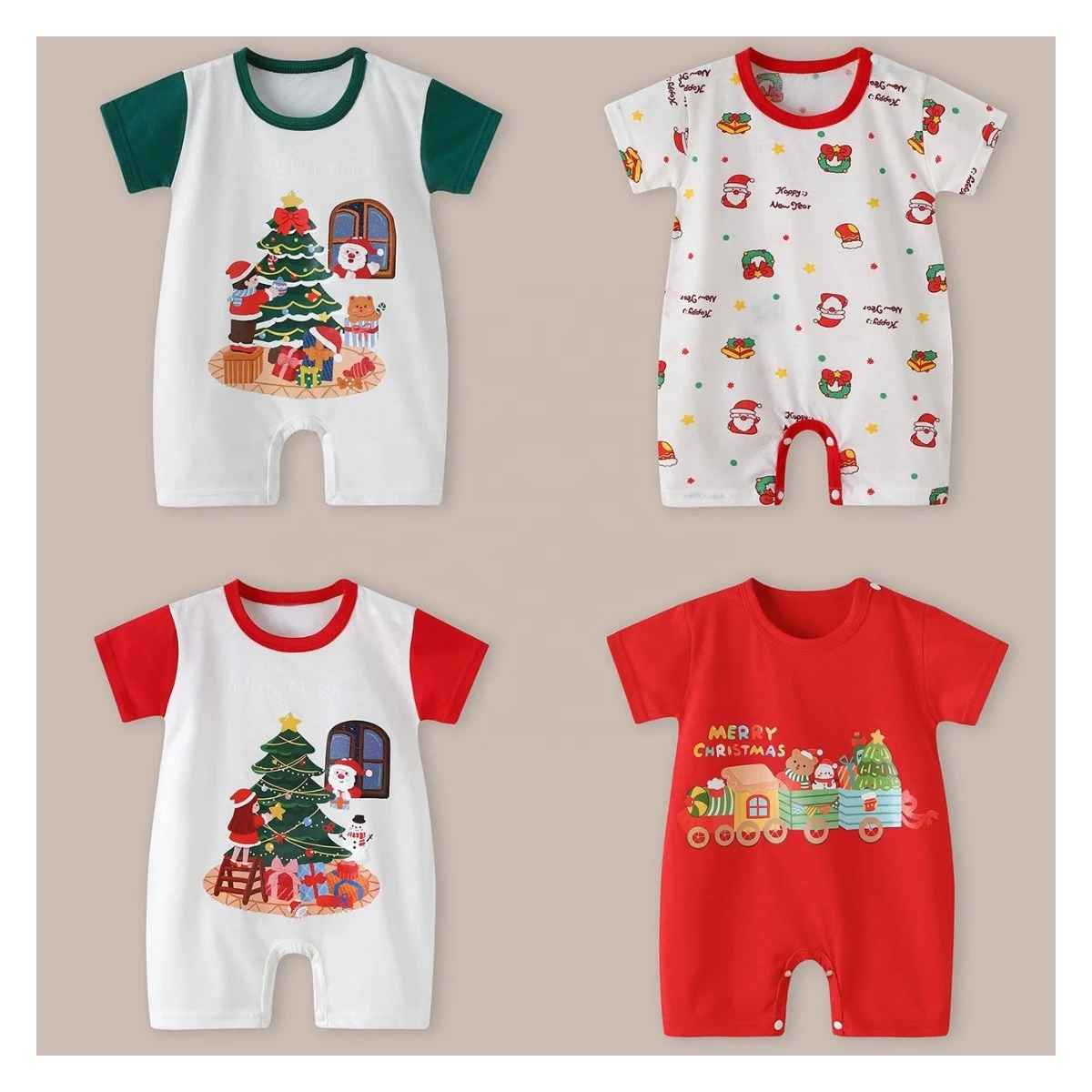 Wholesale baby clothes pure cotton newborn clothes short sleeve anime jumpsuit boy baby clothes
