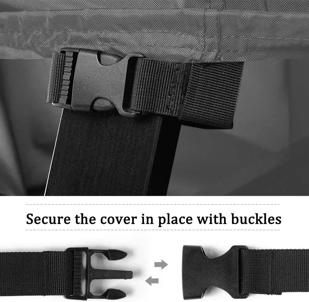 Heavy Duty Waterproof Patio Sofa Cover Waterproof Outdoor Sectional Cover Couch Anti-Fade Sofa Set Furniture Cover