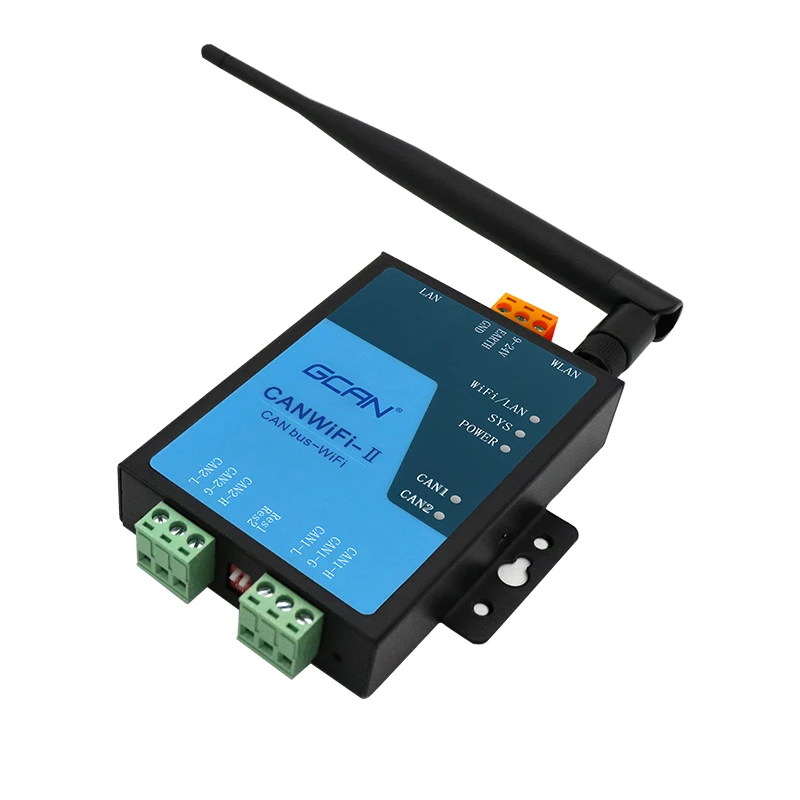 
one Ethernet and integrates two CAN wifi can bus gateway 