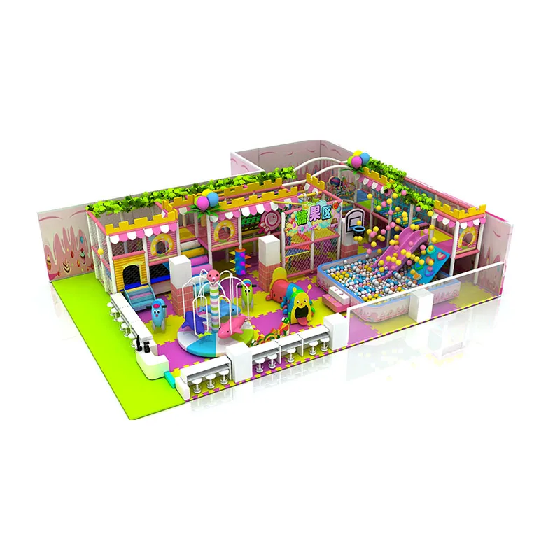 new deign Children Big Slide Sand Pool Ball Pit Soft Play Equipment Set Kids Small Indoor Playground for sell