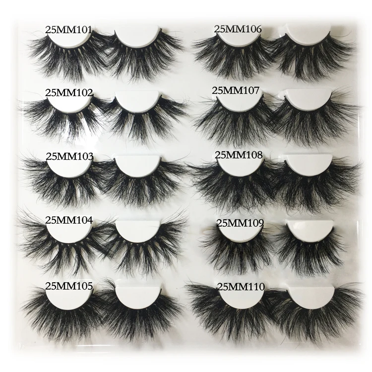 25 мм 101-110 норковые ресницы от поставщика оптом 3d 25 мм норковые ресницы