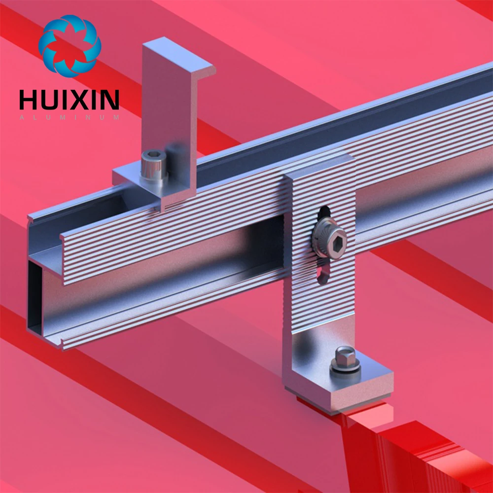 Adjustable Solar Panel Stands Metal Roof Aluminum Solar Panel Holder Mounting