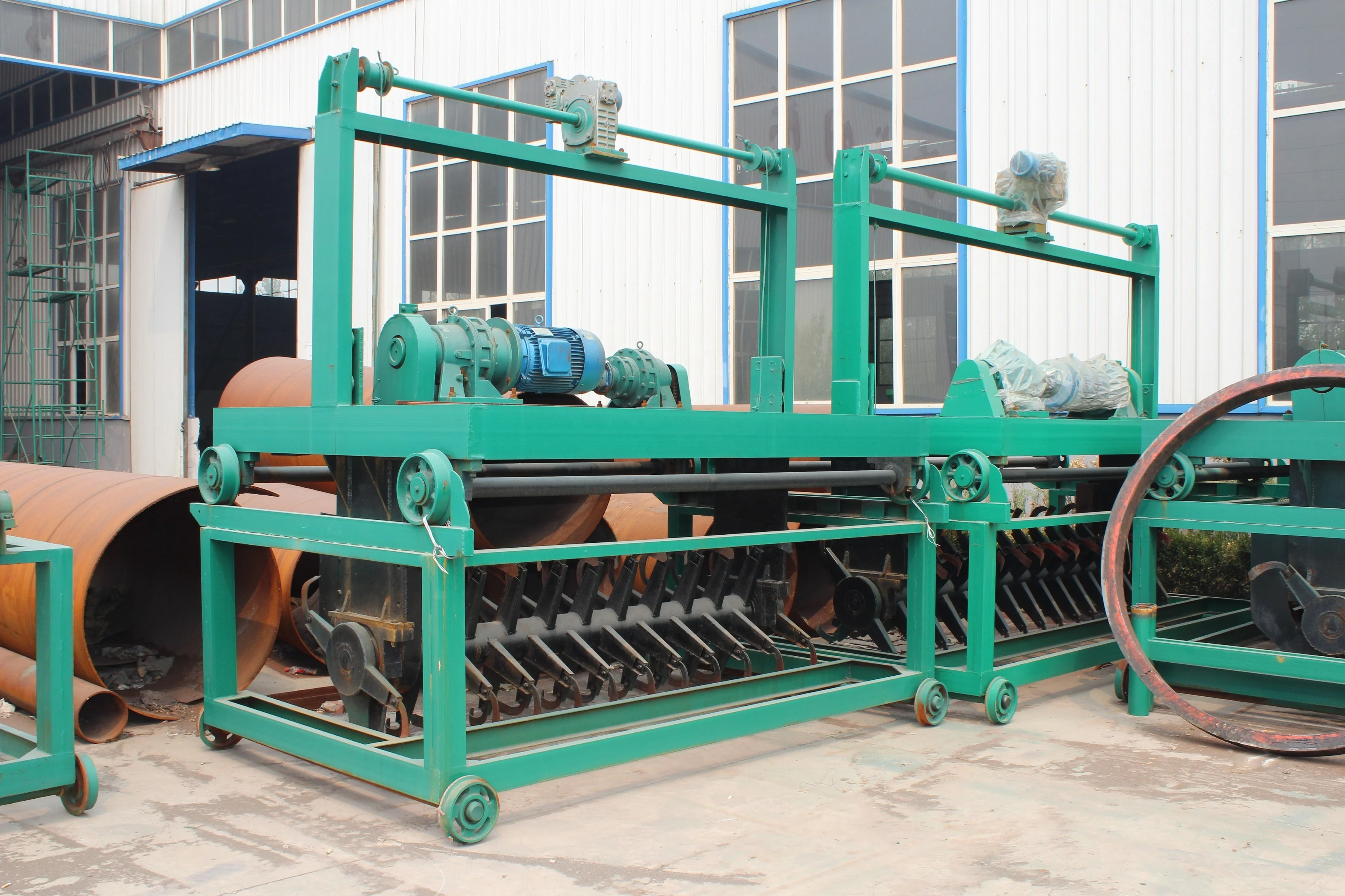 High Efficiency Simple groove Compost Turner for Chicken Manure