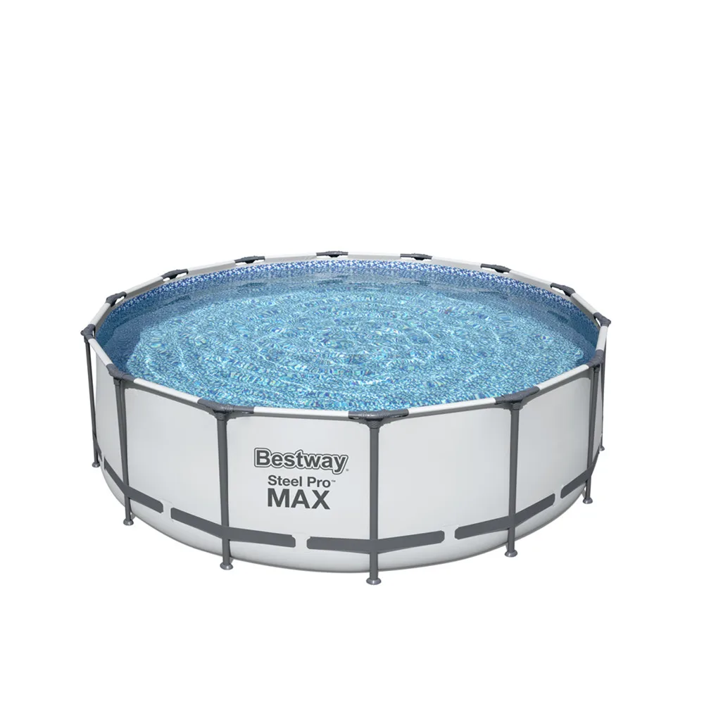 Bestway-56488 15ft Steel Pro Max Frame Above Ground Swimming Pool Set Summer Garden Kids Filter Pump Ladder