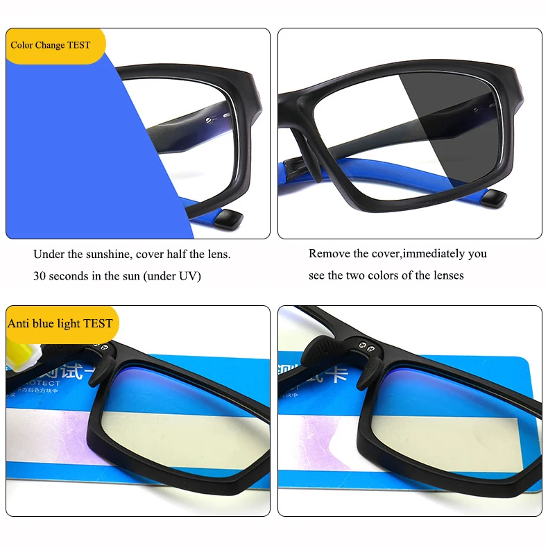 Protective Lenses Anti Blue Light Computer Optical Glasses Bright Vision