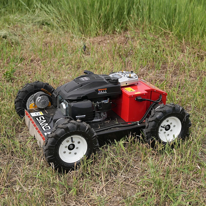 Agricultural Robotic Gasoline Self-Charging Battery Powered Wireless Radio Control Lawn Mower Robot