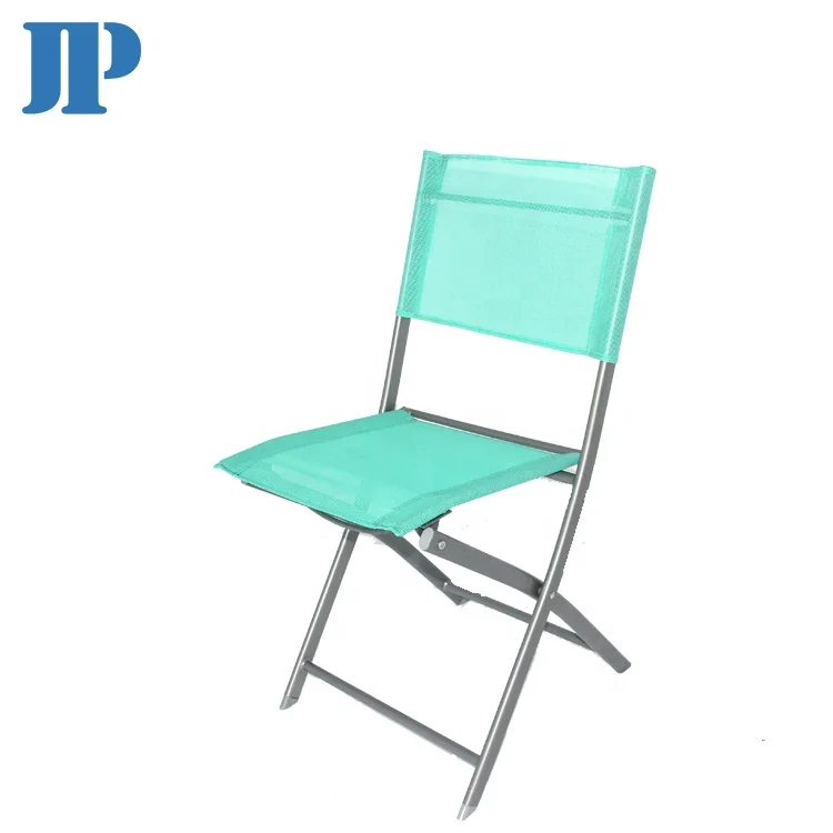 
Wholesale Bistro Setfurniture Foldable Furniture Fabric Foldable Mesh Chair Armless Garden Chair Outdoor Furniture Metal Iron 