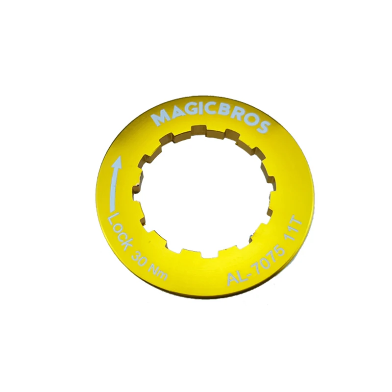 Magicbros MTB Mountain Road Bike Cassette Flywheel Cover Folding Bicycle Aluminum Alloy Freewheel Cap Ring Lock