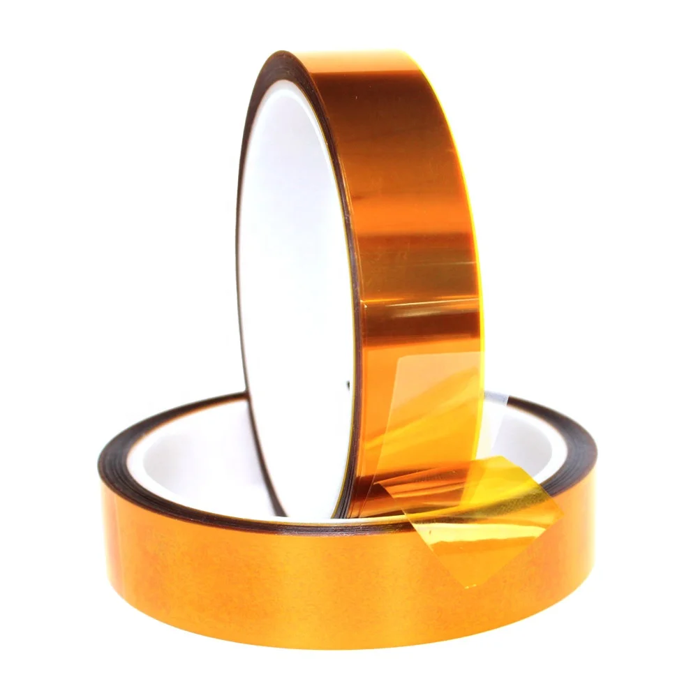 2- Linered Polyimide Pi Film Coated Silicone Glue Kaptons Self Adhesive Tape with Release Liner
