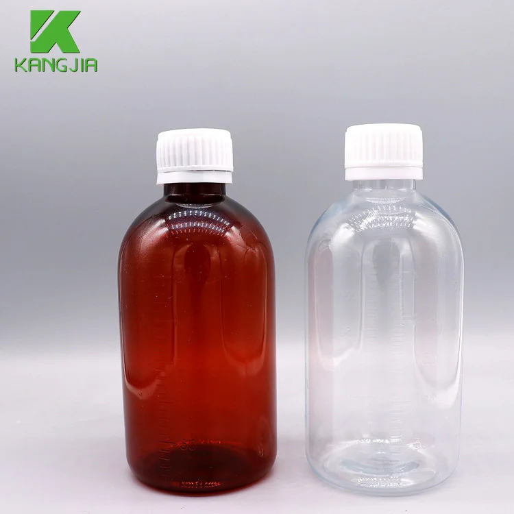 Custom 250ml Amber PET Reagent Bottle Plastic Chemical Laboratory Bottle