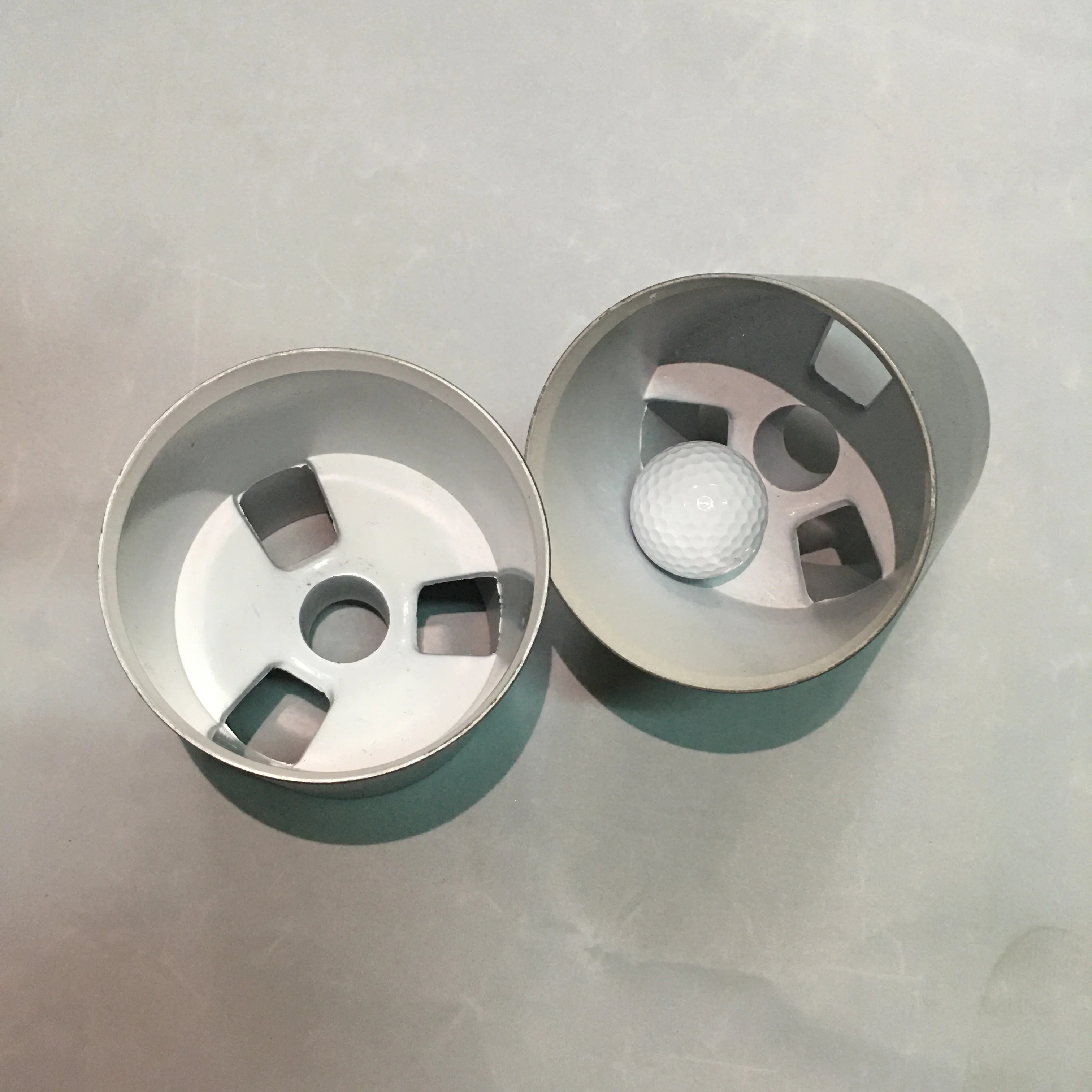 Wholesale Customized Logo Good Quality Golf Accessories 27mm Aluminum Golf Course Cup