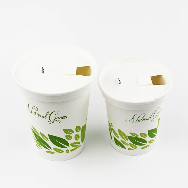 8oz 12oz 16oz 100% biodegradable pla coffee cups