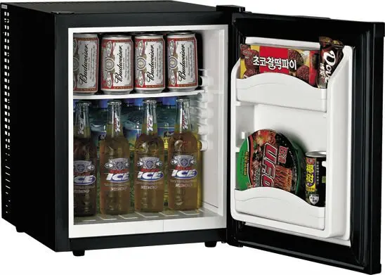 Wholesale noiseless countertop single mini bar fridges hotel minibar refrigerator for hotel home room