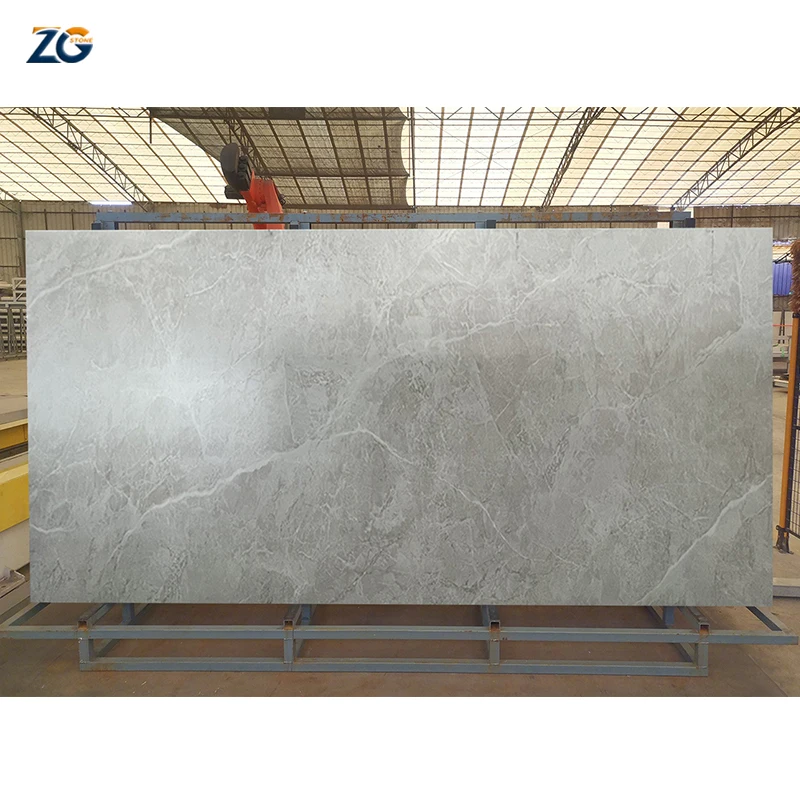 ZGSTONE OEM Interior Flooring Tiles Sintered Stone Countertop Big Slabs Ceramic Porcelain Slab Marble Surface Artificial Stone