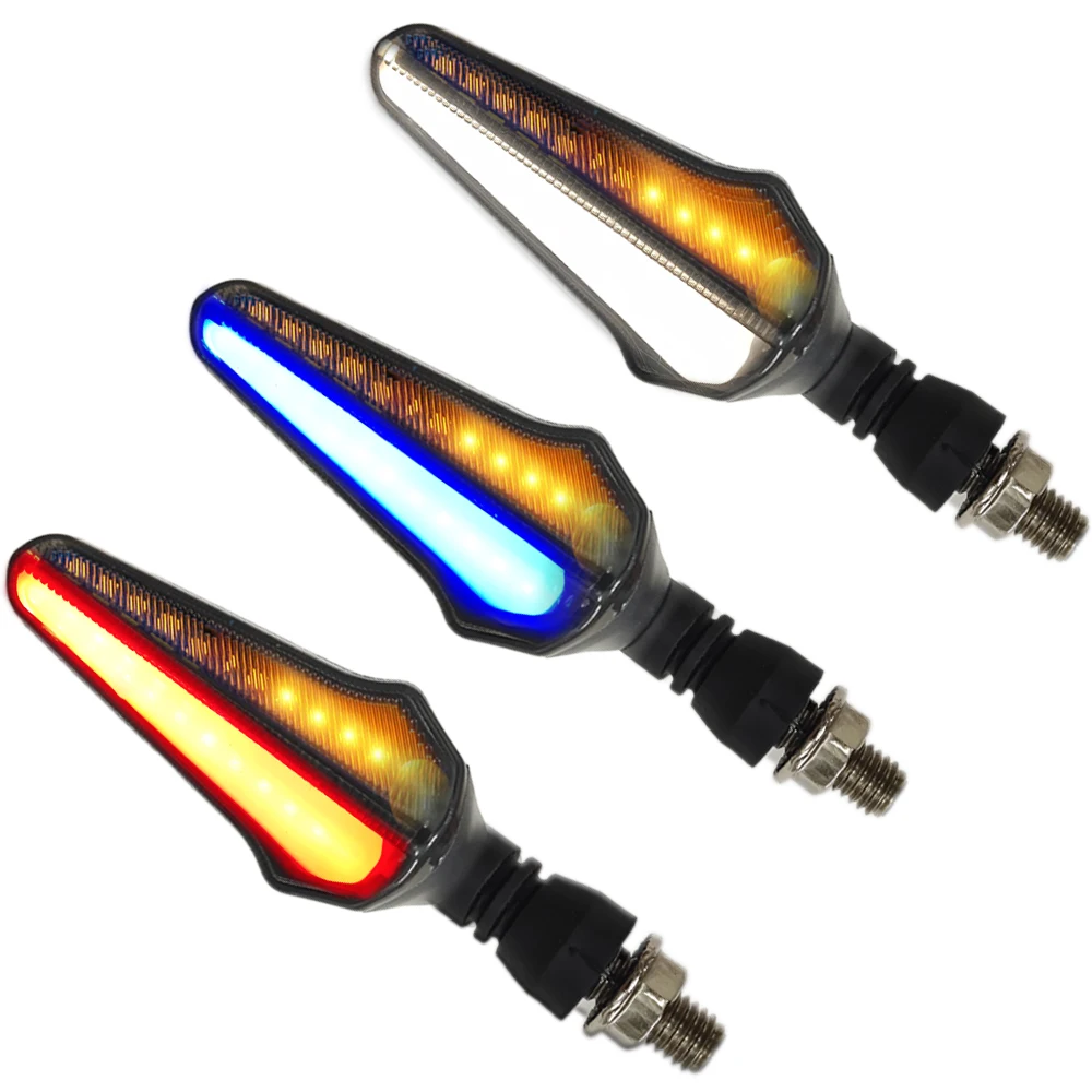  12V универсальный украшение мотоциклов светодиодный поворотник Световые индикаторы Amber мигалка мигалки Свет Освещение Аксессуары для