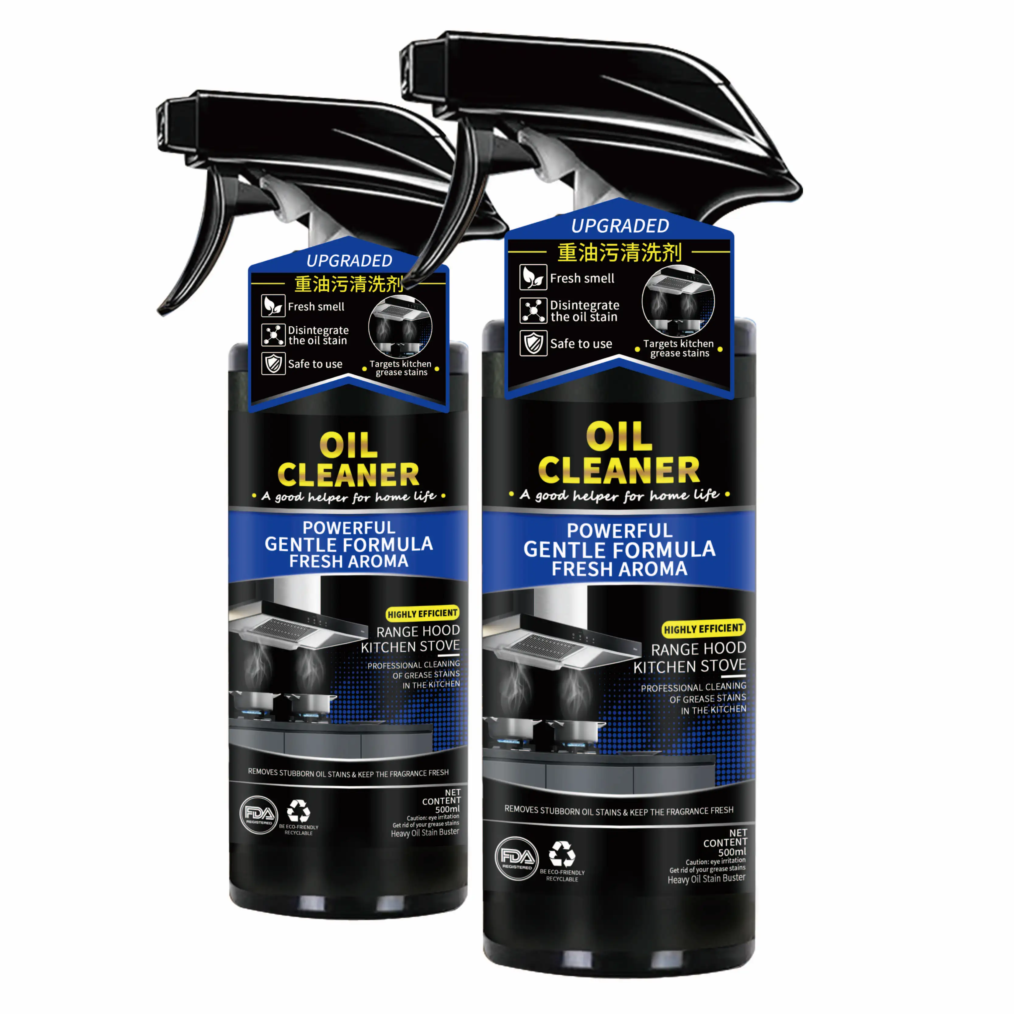 Powerful All-Purpose Cleaning Powder Kitchen Degreaser Remove Grease Oil Stains Cleaner