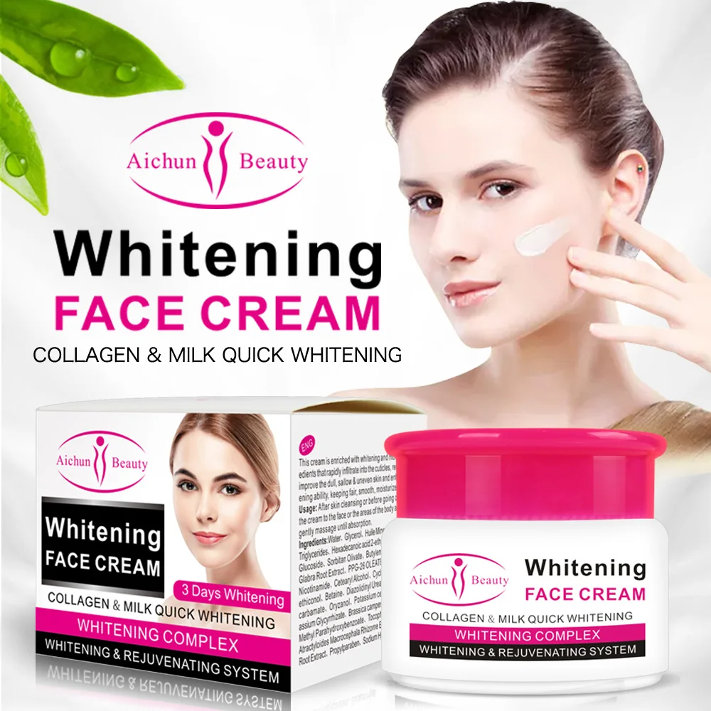 Aichun Beauty 3 дня увлажняющий натуральный яркий отбеливающий крем для ухода за кожей