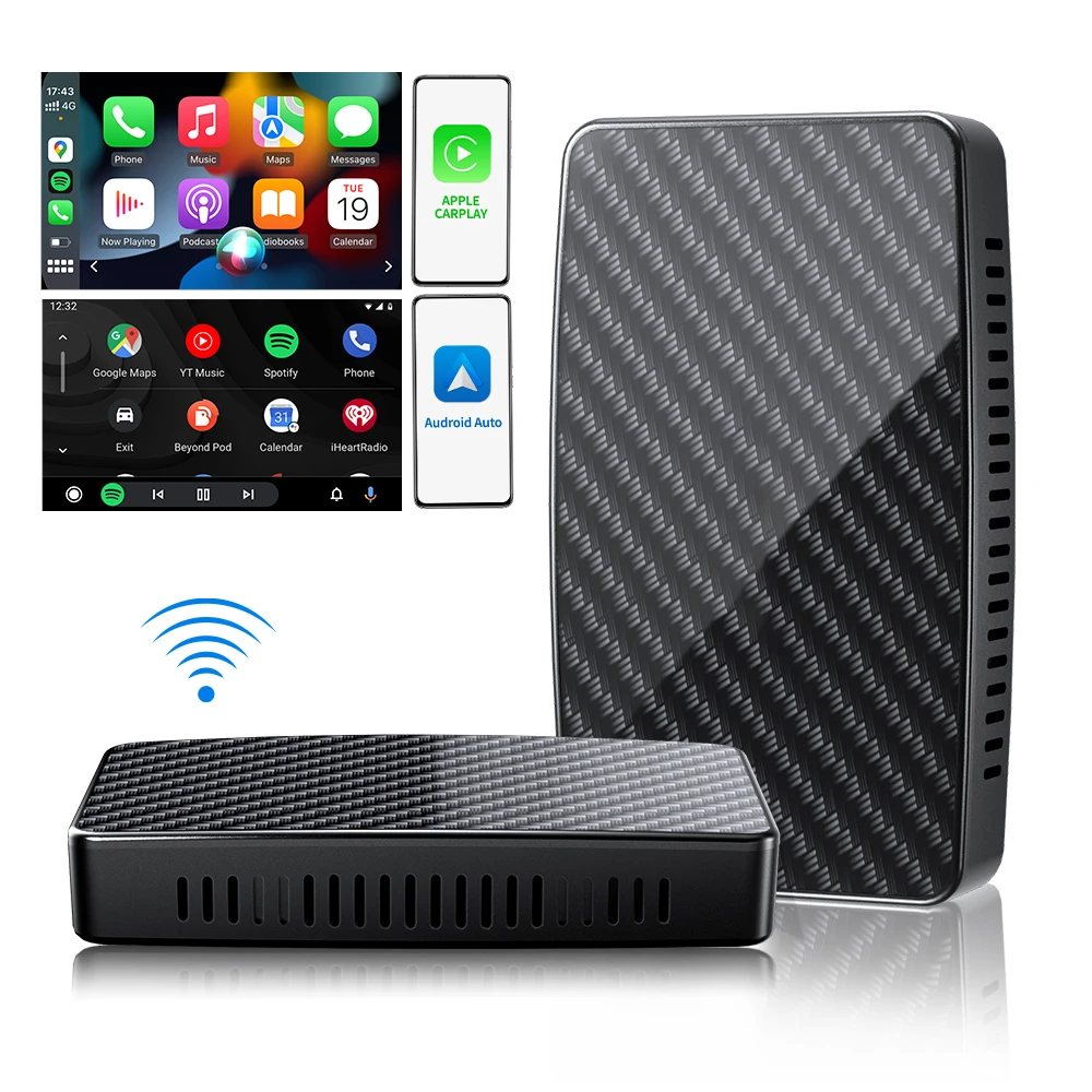 Ottocast OEM Magic Portable AI Box Wireless Android Auto and Carplay Wired to Wireless Android Auto Carplay for Car YouTube