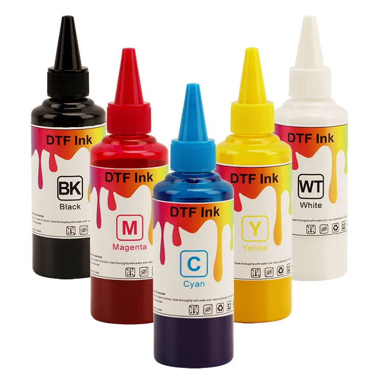 100ML Water Based DTF Textile Pigment Ink For Epson Ecotank ET 8550 ET8550 A3 White Ink Printer