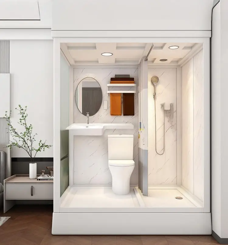 Modern Industrial & Traditional Design Prefab Bathrooms Stylish Modern Industrial Traditional Shower Enclosures