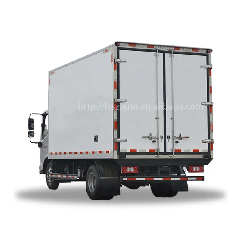Foton Ollin 1-8 Tons Diesel Refrigerator Truck Single Row New Condition Euro 6 Emission Standard Factory Direct Sales