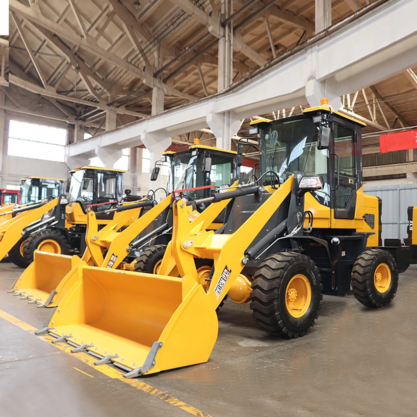 Diesel high-power loaders can be customized, wheeled 4*4 loaders work efficiently