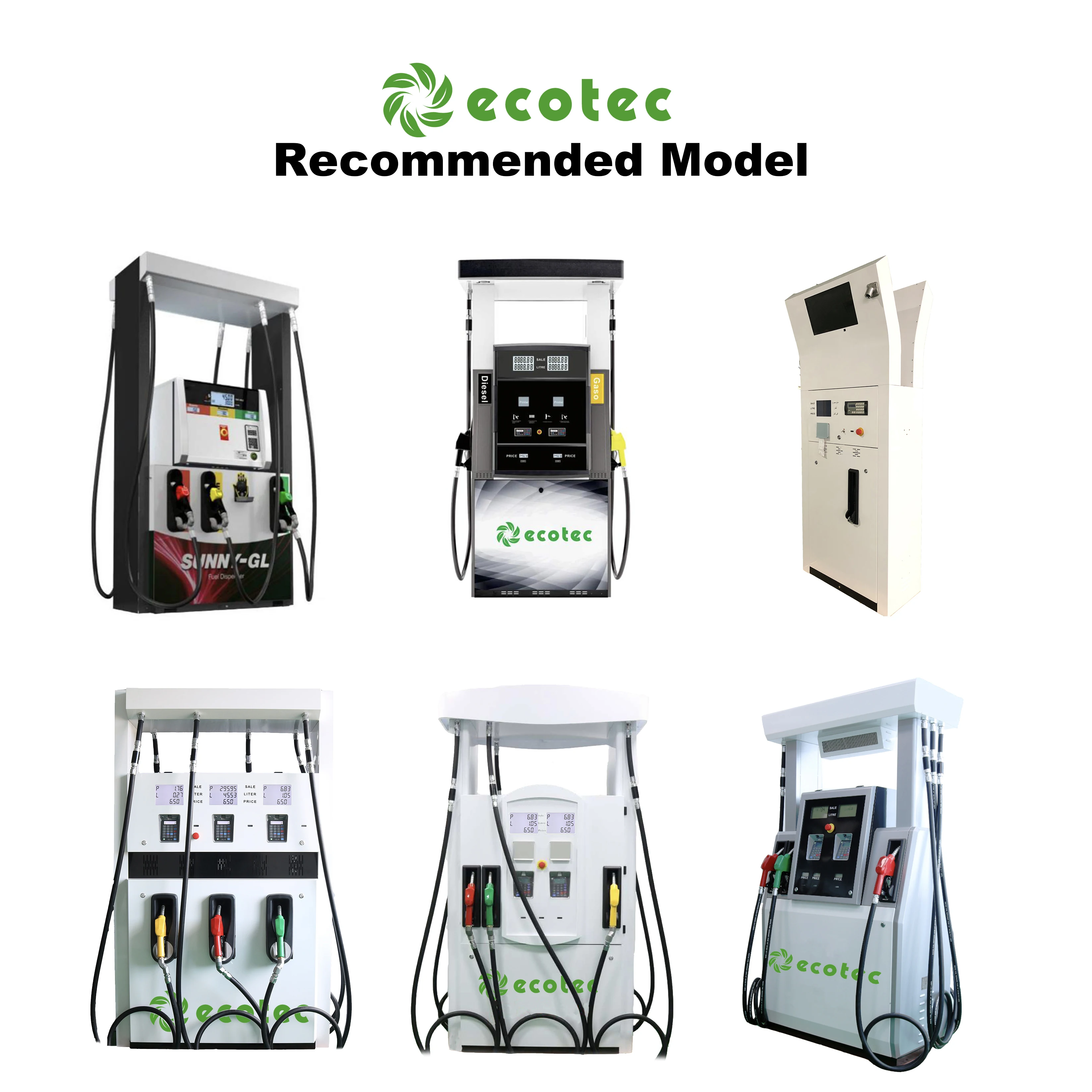 Ecotec Surtidor De Combustible Fuel Dispenser Pump with APP